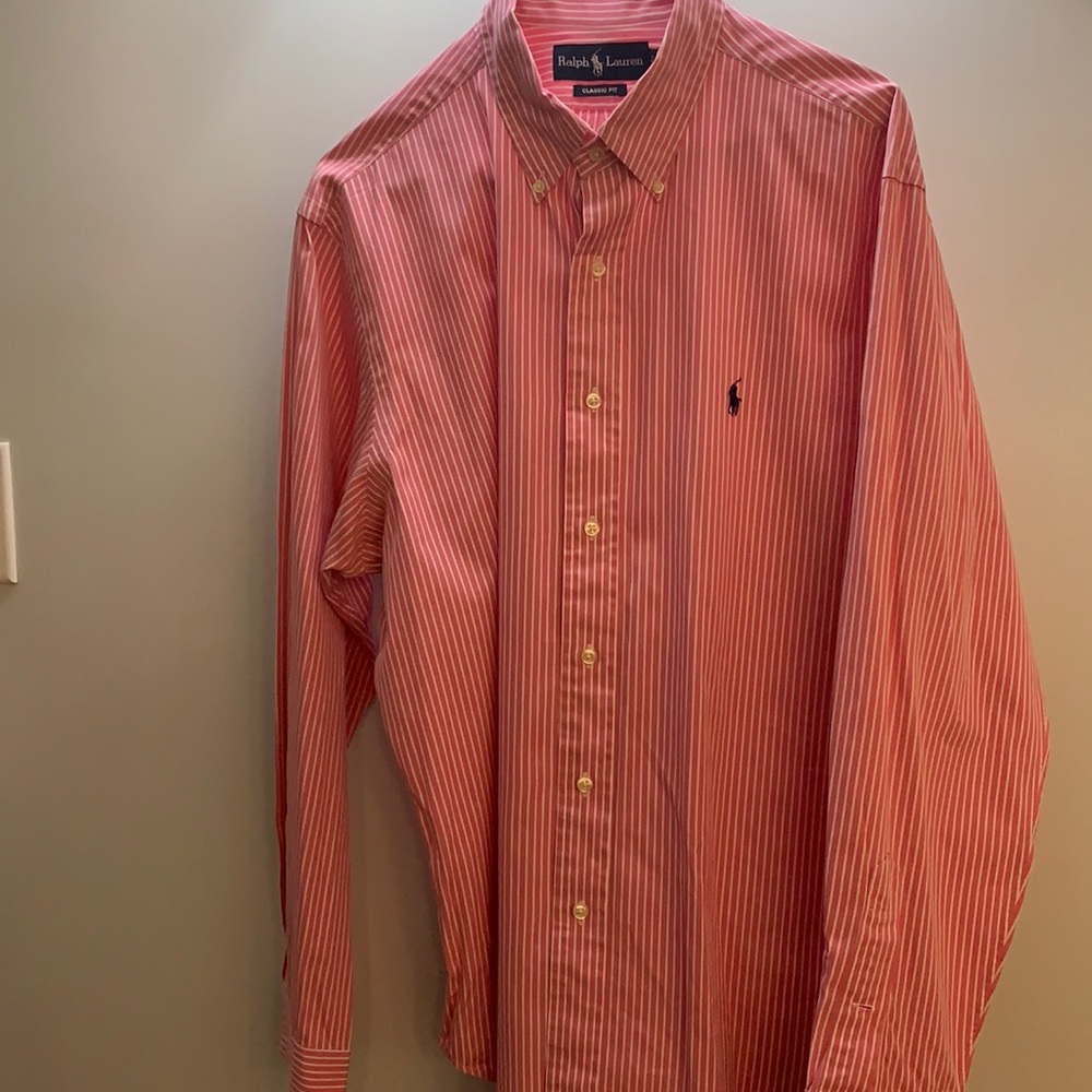 Men’s Ralph Lauren buttoned down dress shirt